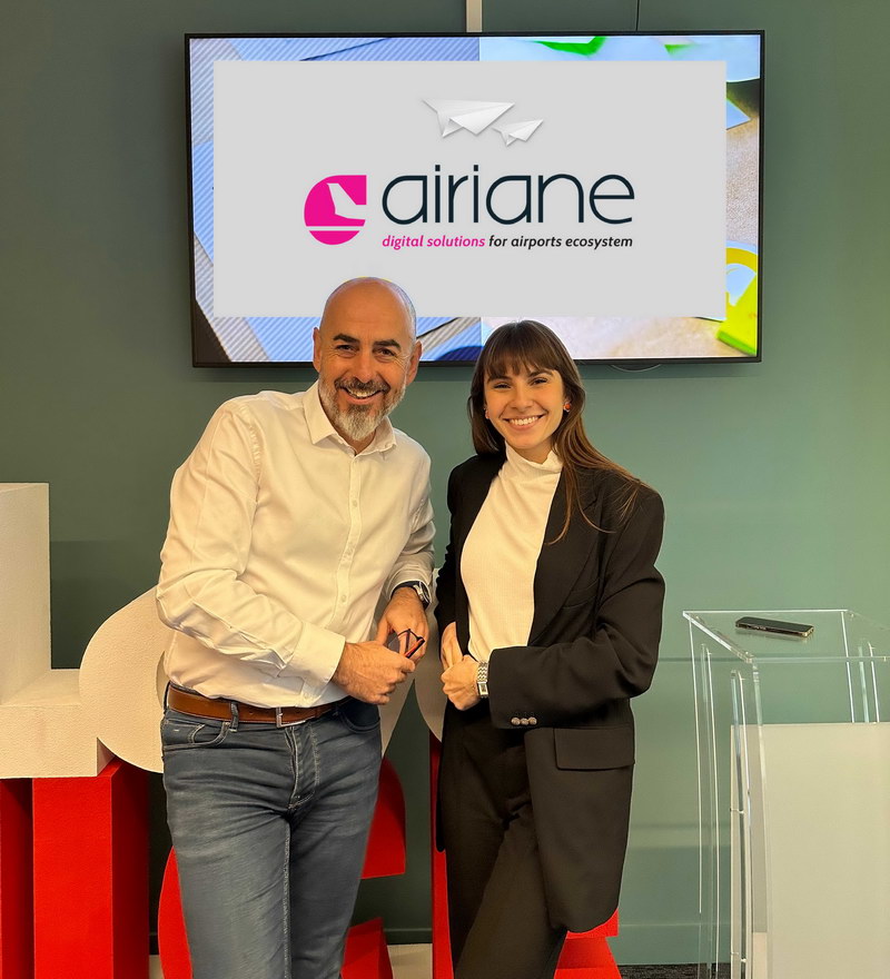 Roland Gallo et Laurana Pegliasco d’Airiane Solutions